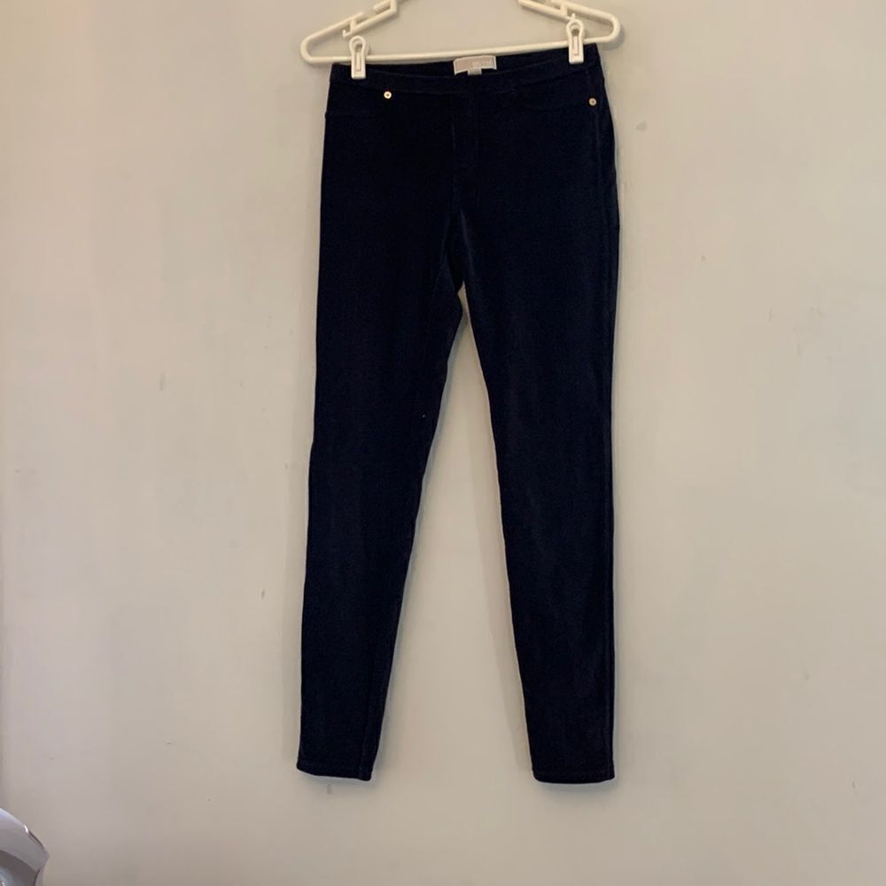 Michael Michael Kors blue corduroy leggings Size S